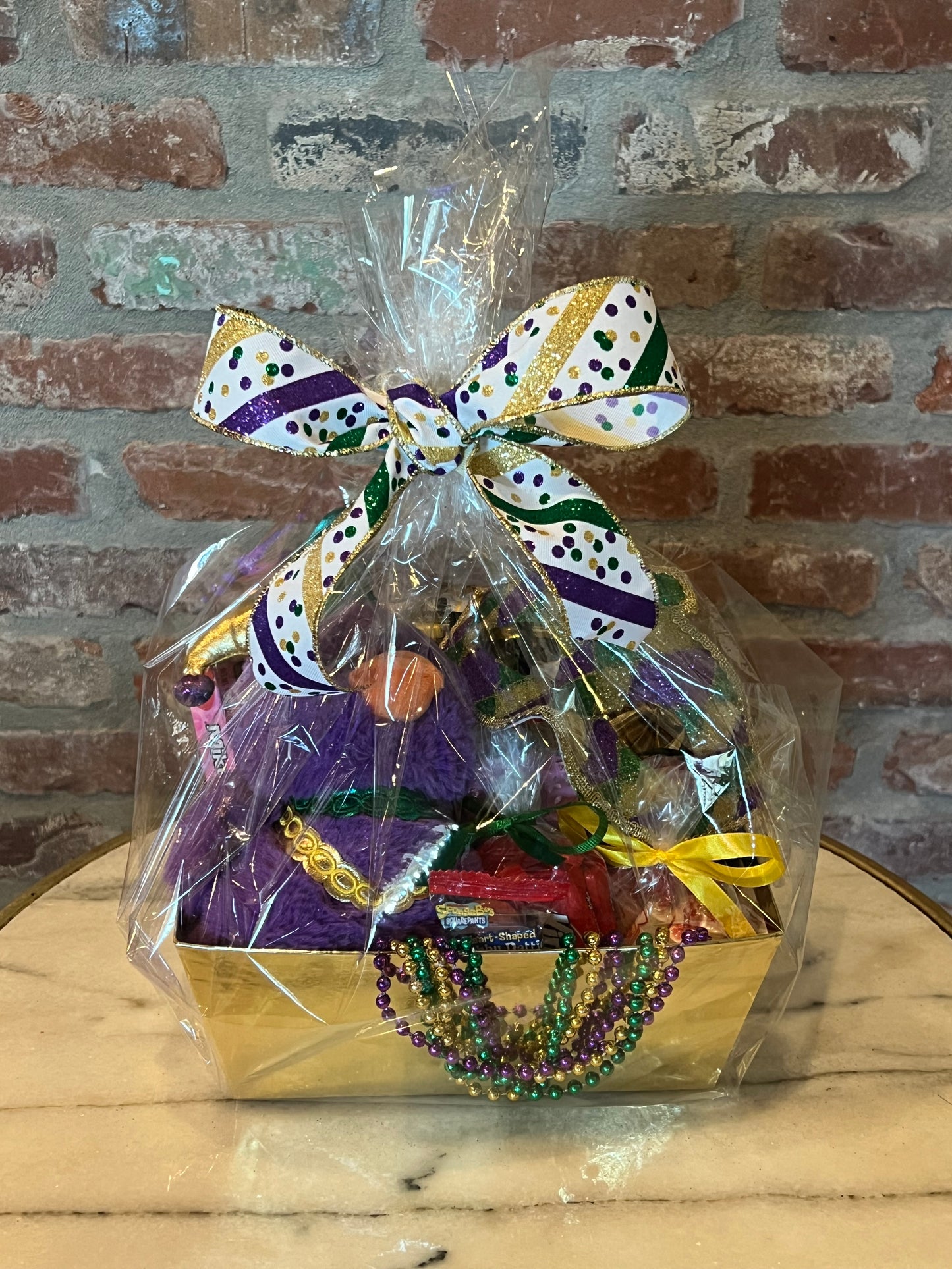 Mardi Gras Petit Green Jester Duck Box