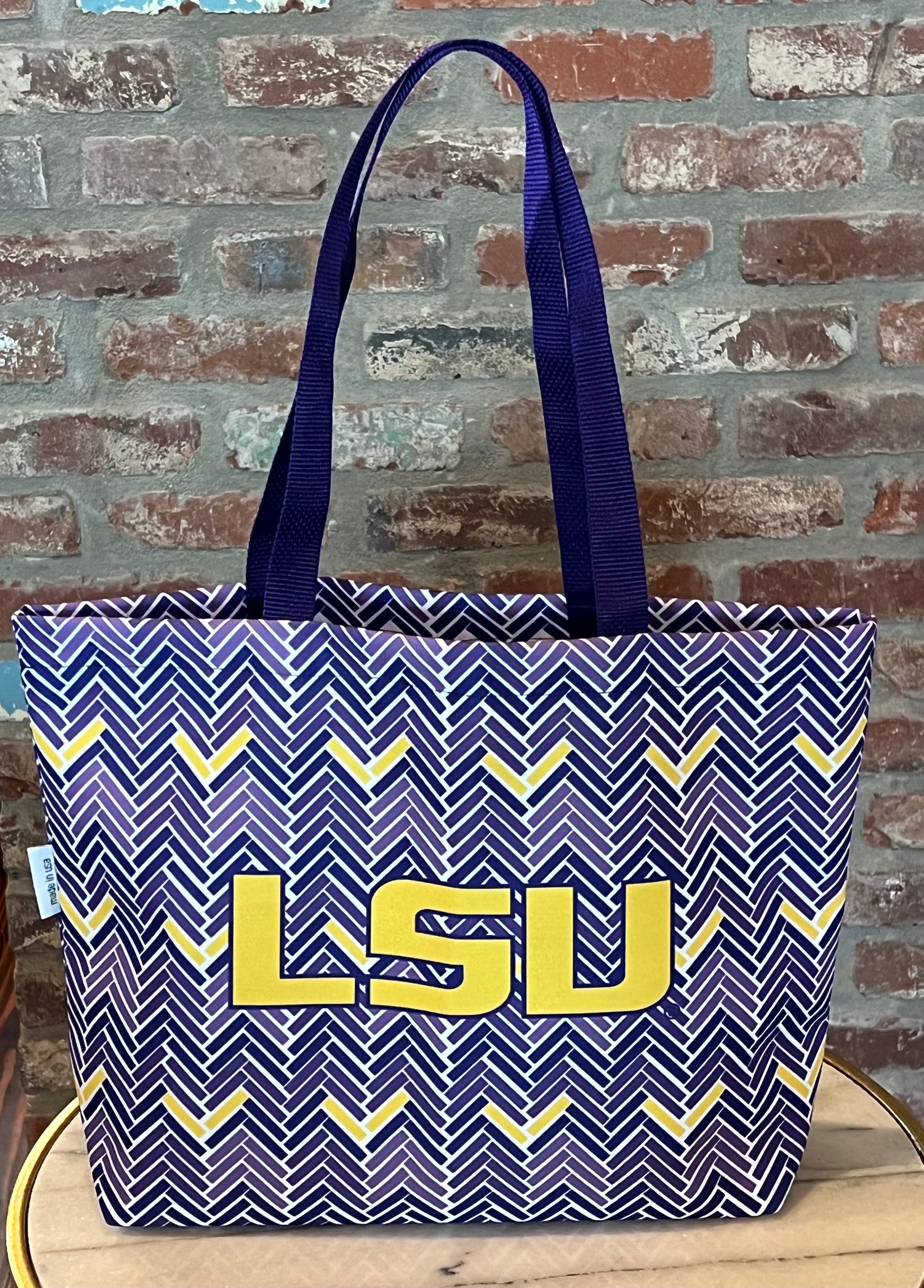 Bags, Beaded Lsu Purse Strap Louisiana Collegiate