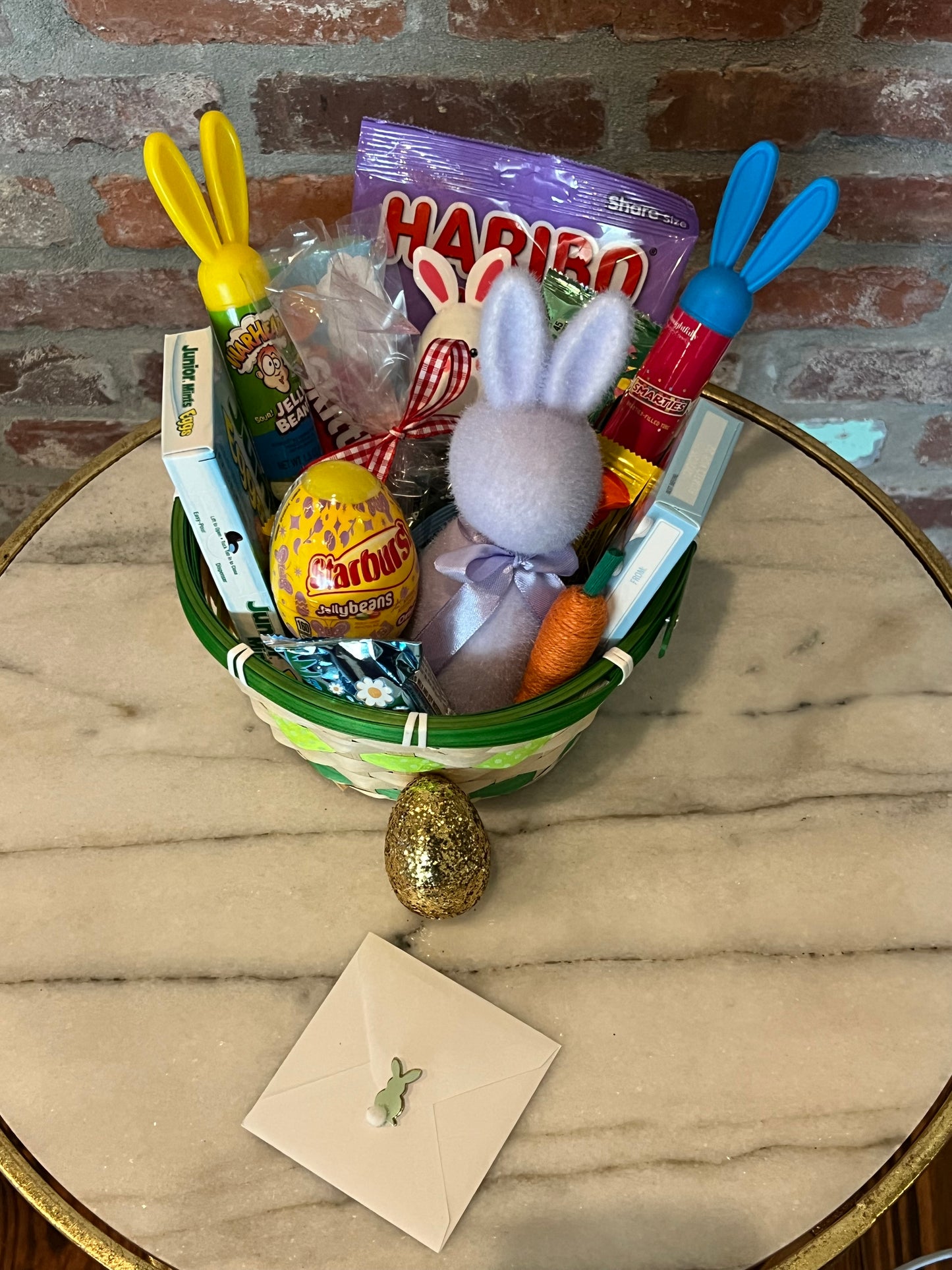 Mini Purple Bunny Basket