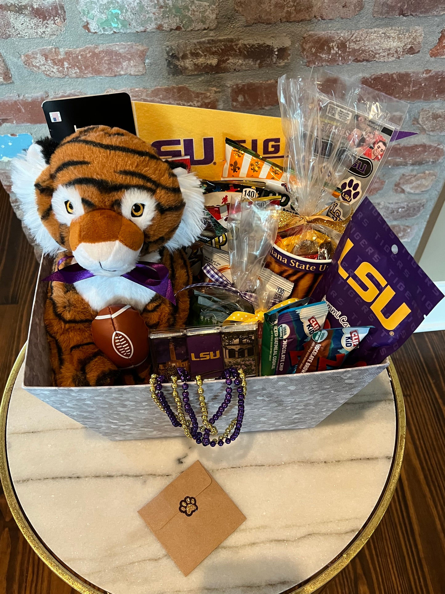 LSU Tigers Snack Birthday Box with Bundtlet 3