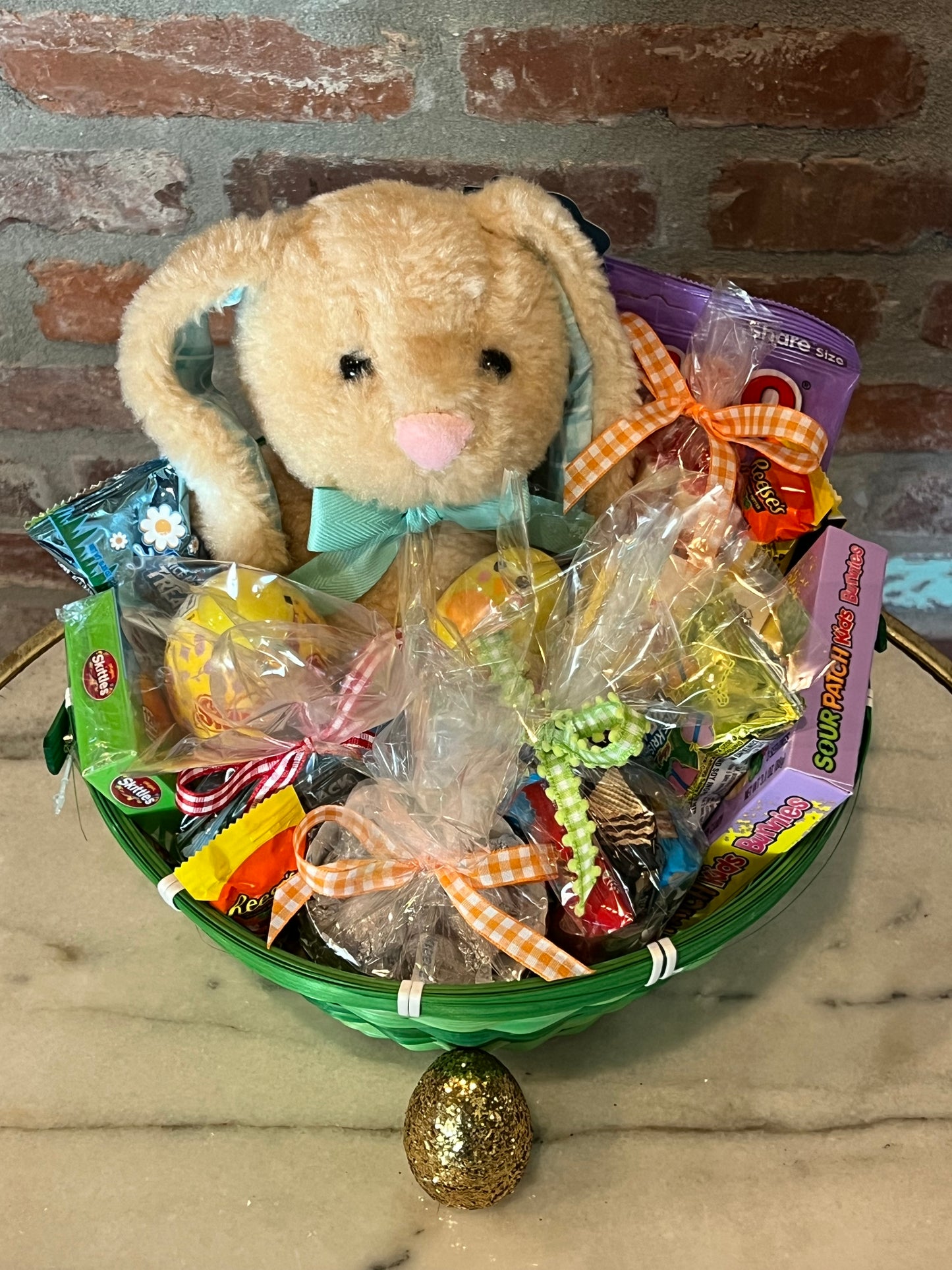 Light Brown Bunny Basket