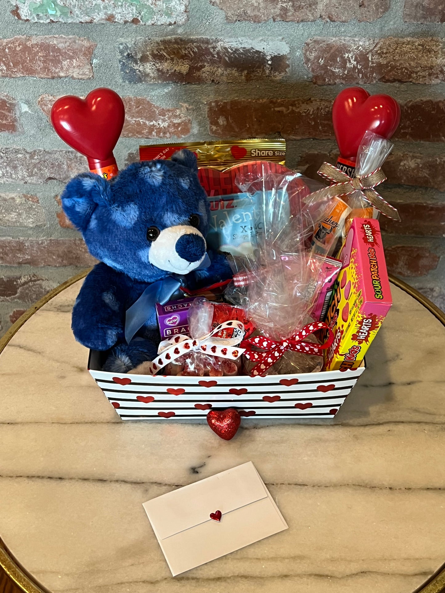 Valentine’s Day Blue Hearts Bear Petit Box