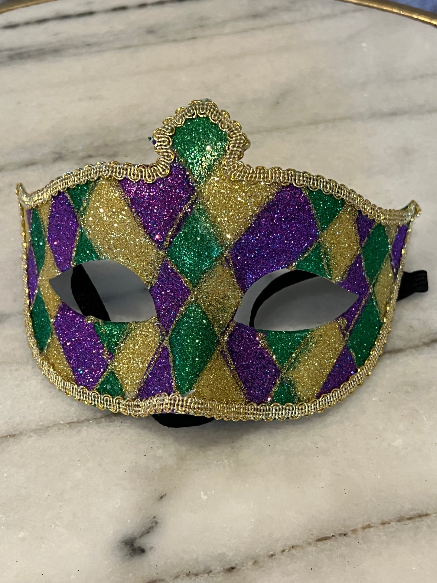 Mardi Gras Petit Green Jester Duck Box