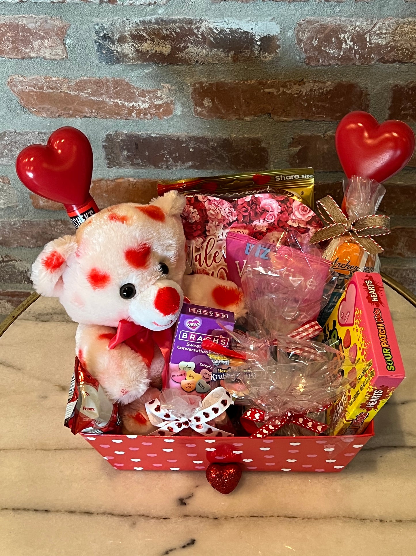 Valentine’s Day Pink Hearts Bear Petit Box
