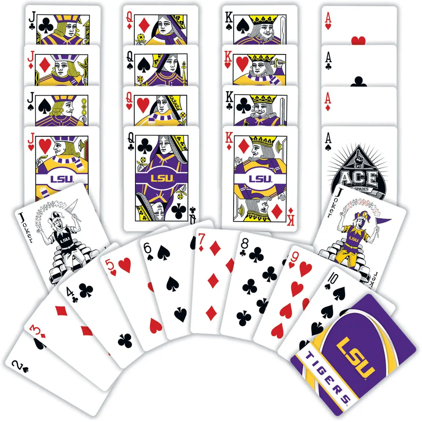 LSU Tigers NCAA Playing Cards