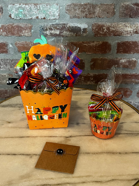 Mini "Happy Halloween" Pumpkin Box