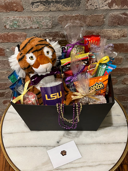 LSU Large Tiger Snack Box