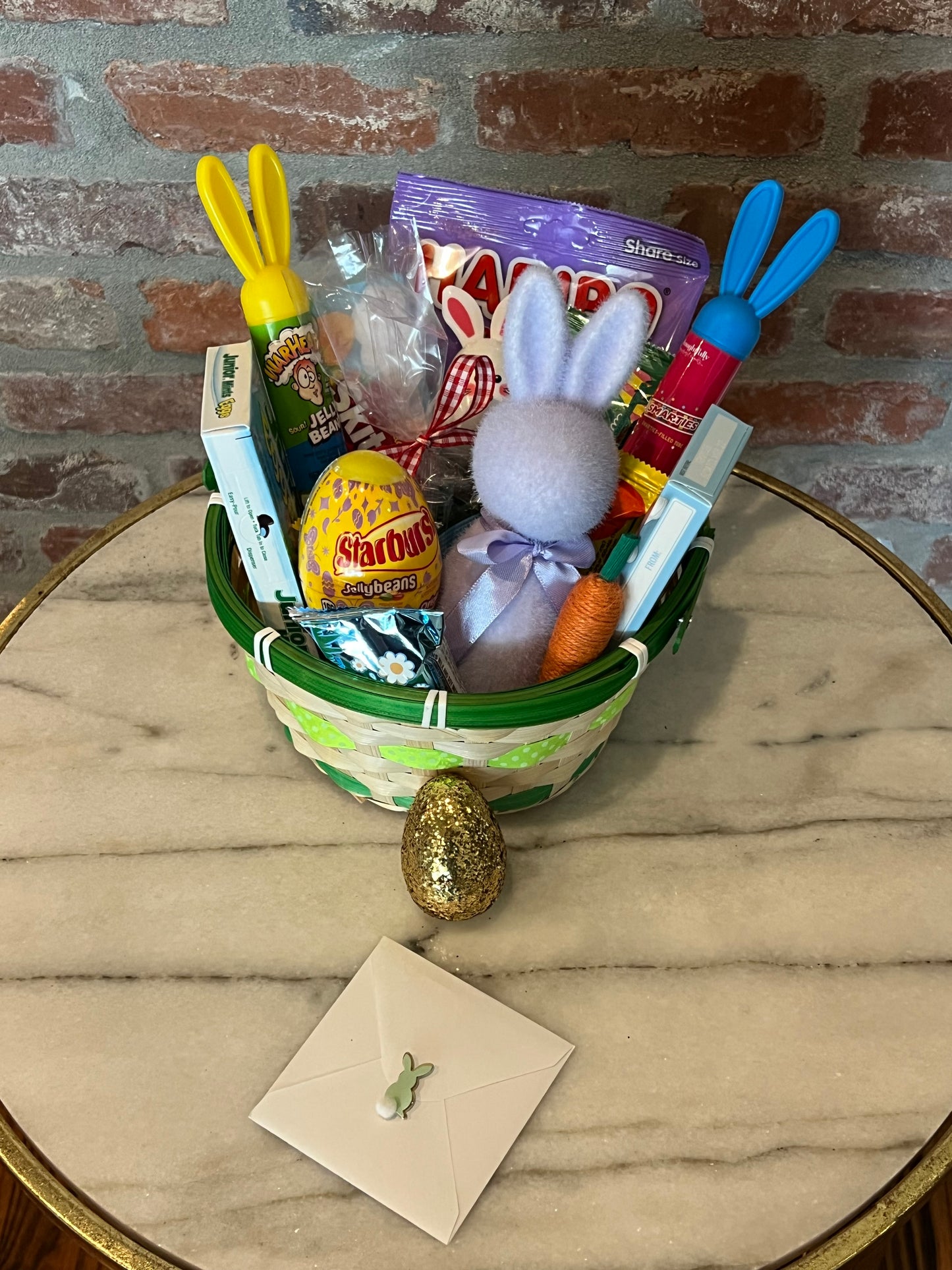 Mini Purple Bunny Basket