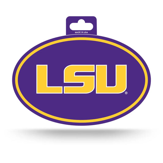 NCAA LSU Tigers Full Color Oval Sticker