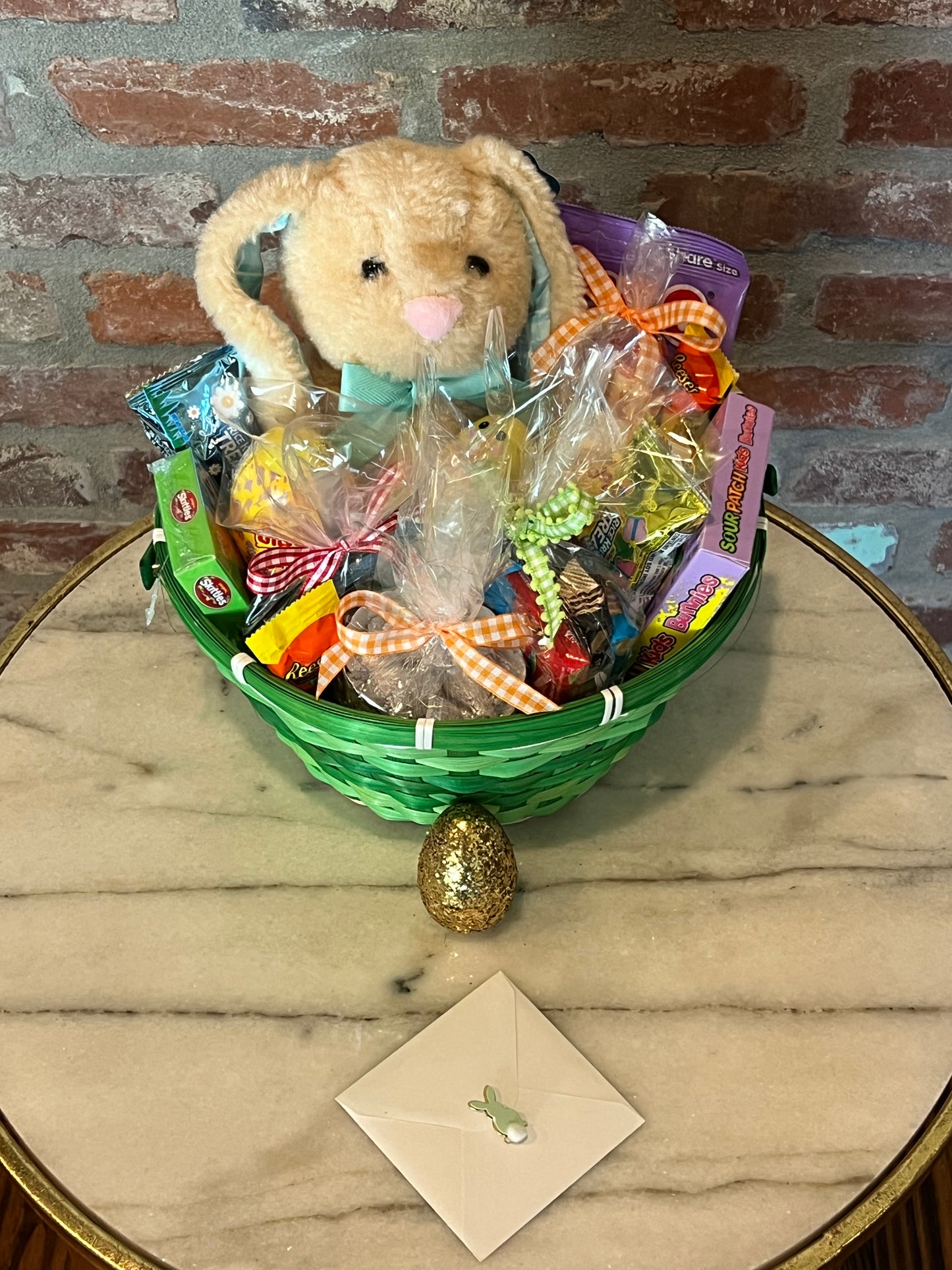 Light Brown Bunny Basket