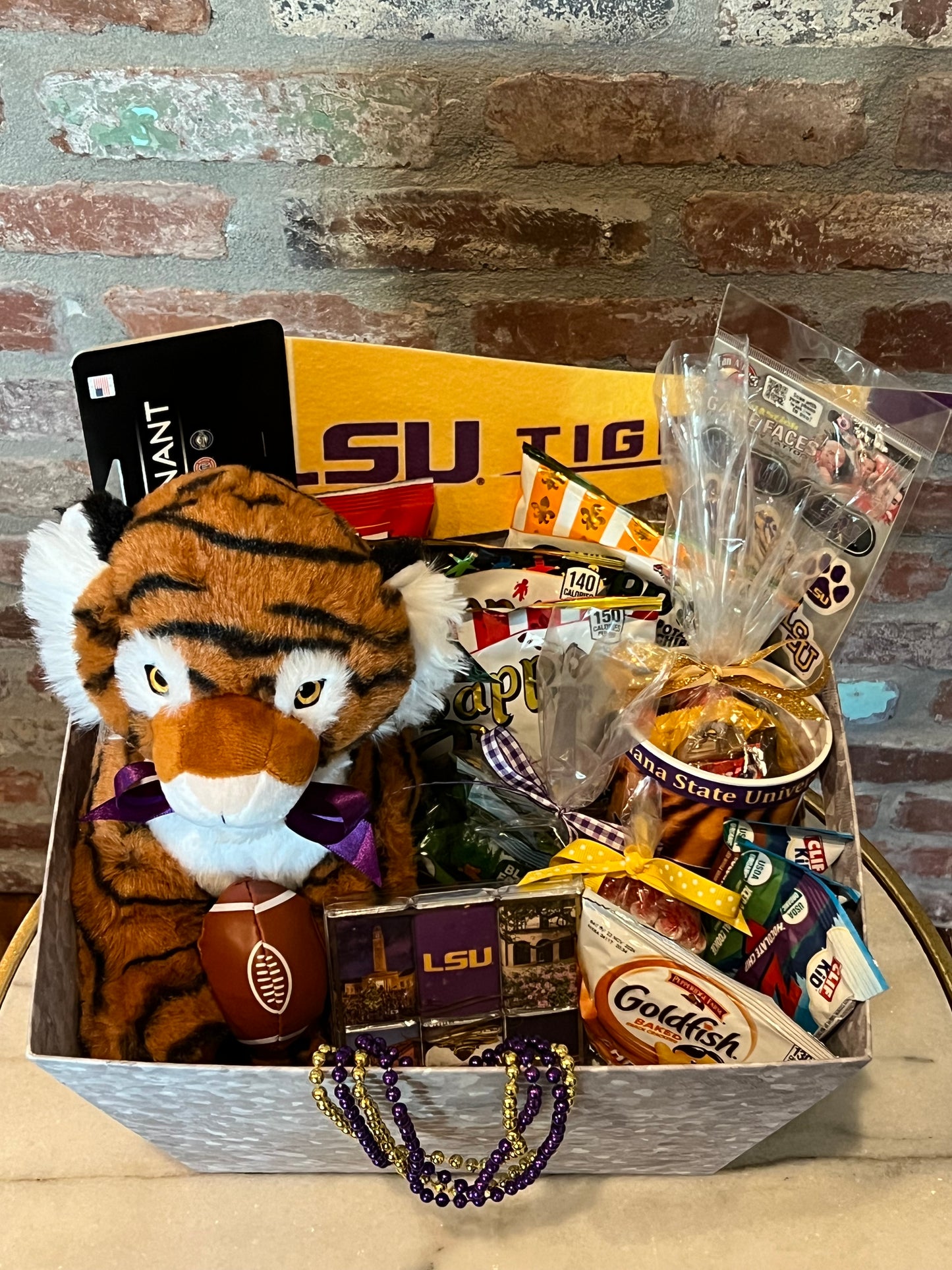 LSU Tigers Snack Birthday Box with Bundtlet 3