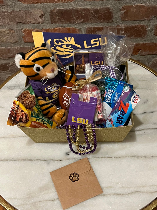 Welcome Back Tigers Petit LSU Mascot Box