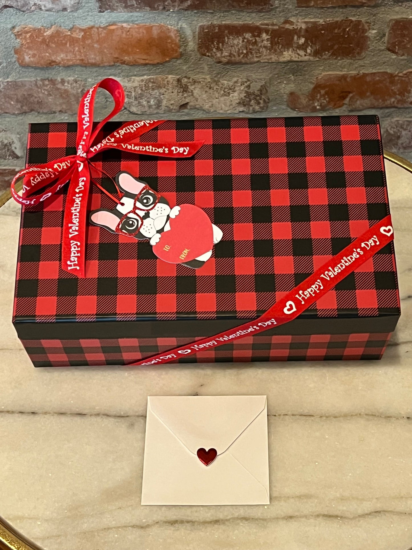 Valentine’s Day Red & Black Gnome Box