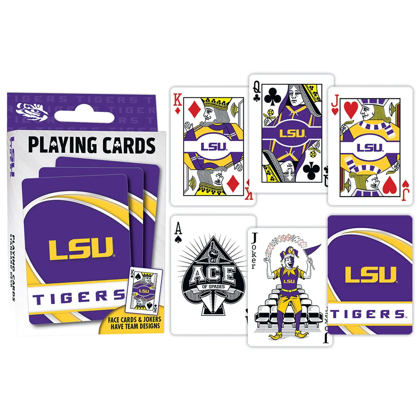 LSU Tigers NCAA Playing Cards