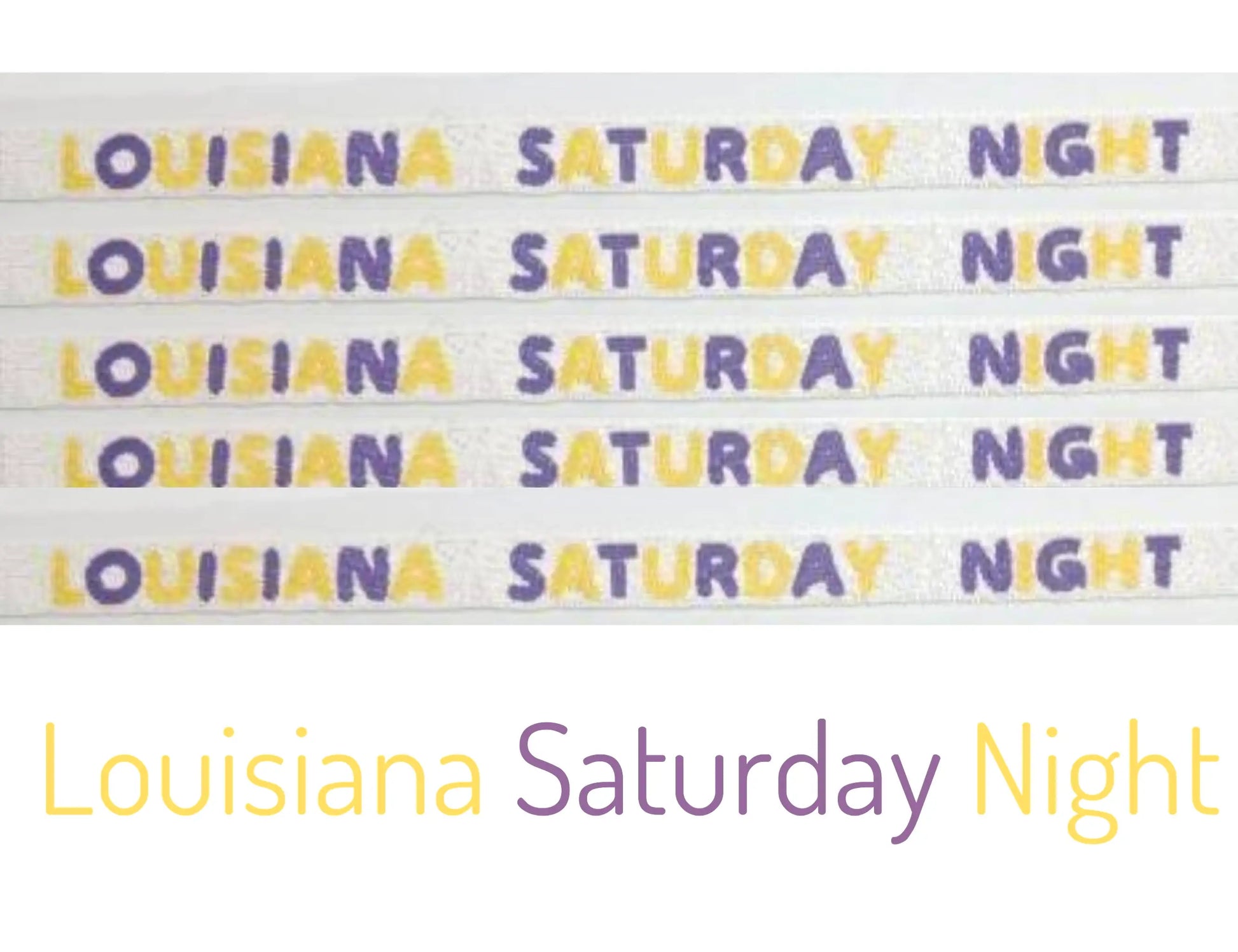 Louisiana Saturday Night Beaded Purse Strap